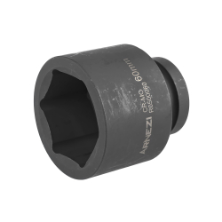 Головка ударная 1"DR 6-гр. 60 мм Cr-Mo, на холдере ARNEZI R0500060