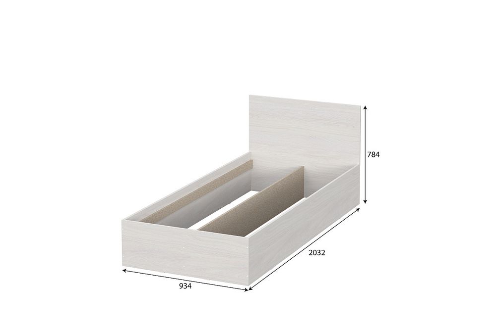 Мебель для спальни Кровать одинарная МСП-1 900*2000(без настила)