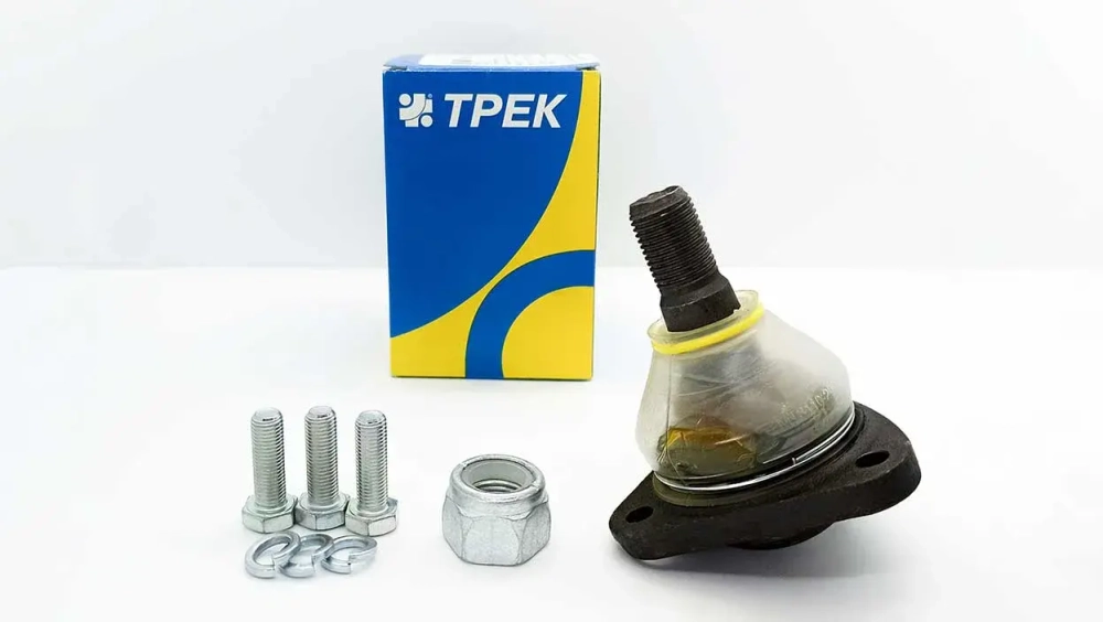 Опора шаровая нижняя ВОЛГА 3110 с крепежом, ТРЕК.BJ70-115