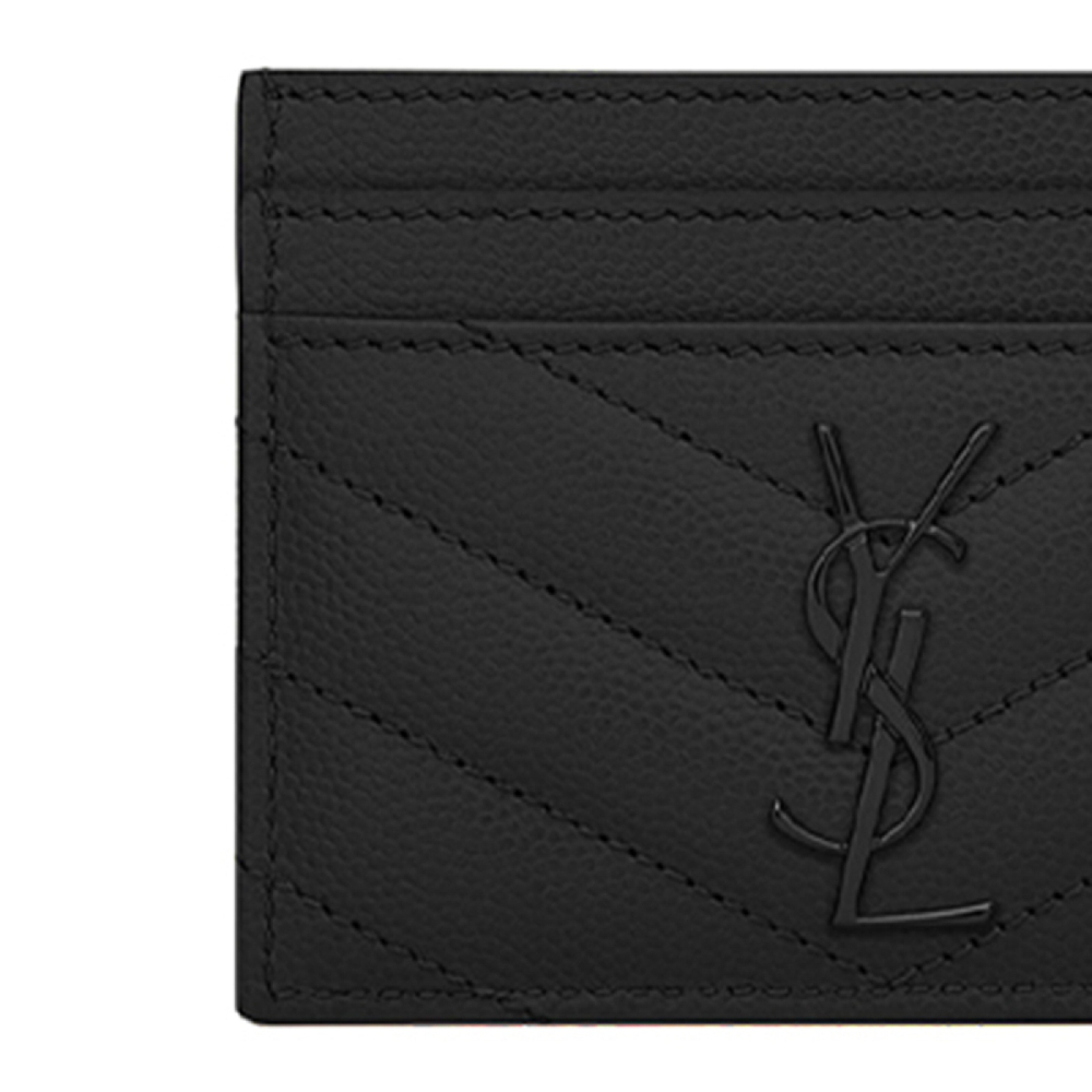 Картхолдеры и кошельки SAINT LAURENT YSL Monogram Logo, 423291-BOW08-1000
