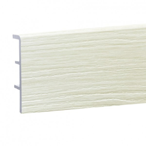 Плинтус дюрополимерный Rico Concept Лиственница белая 80023 80х20х2200 мм