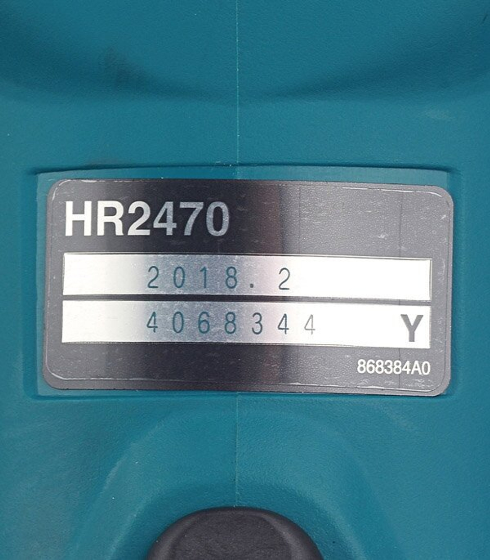 Перфоратор Makita HR2470, 2.4 Дж, 780 Вт, 4500 уд/мин, в кейсе