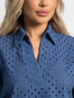 Блуза Ветерок (синяя) Б15520-16М LT Collection