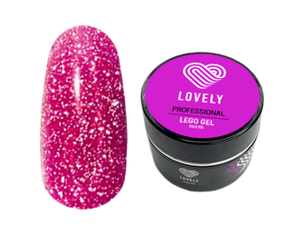 Гель для наращивания и укрепления Lovely, Lego Gel Lurex 04, 15 гр