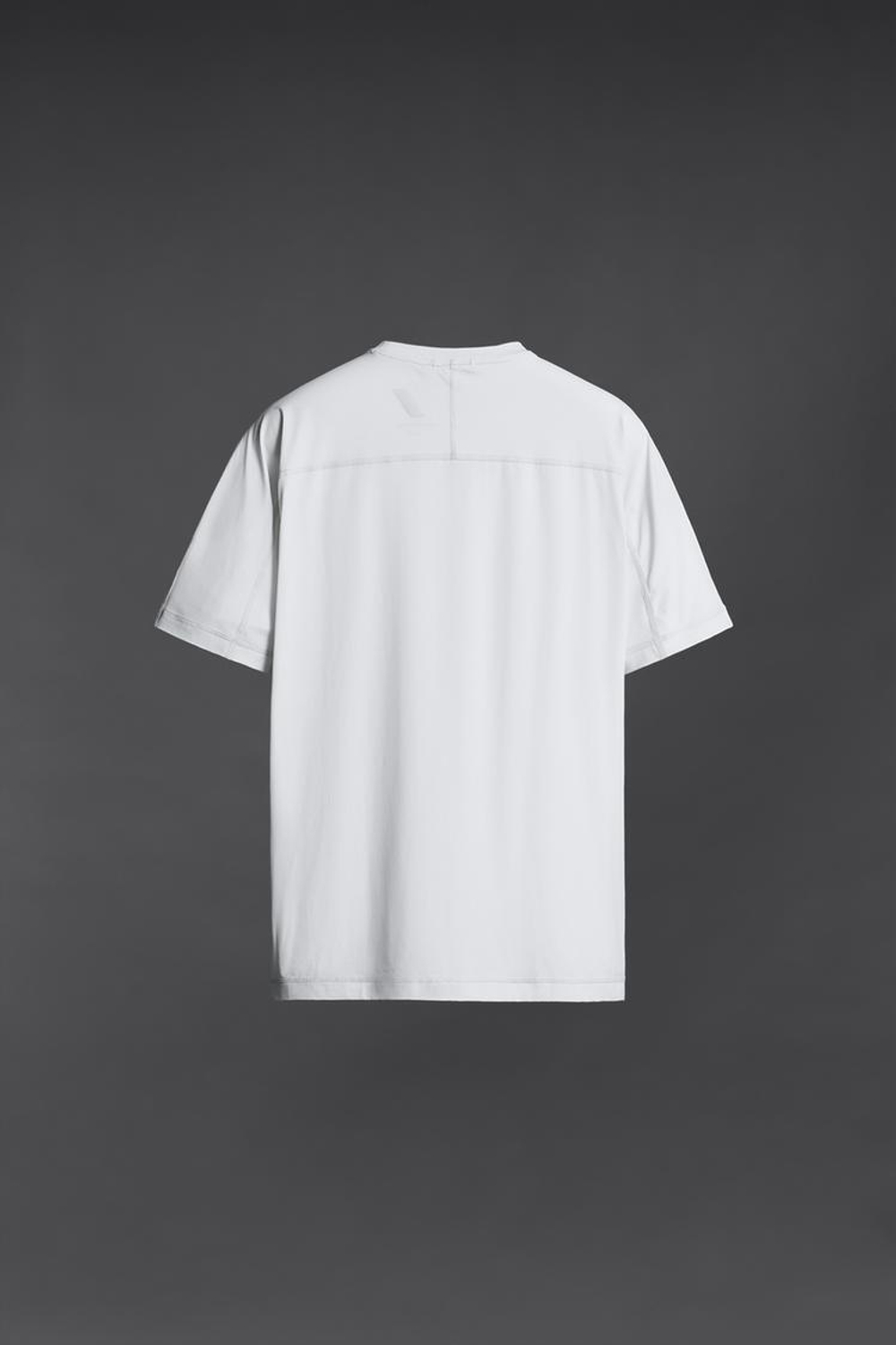 ZARA БАЗОВАЯ СПОРТИВНАЯ ФУТБОЛКА, БЕЛЫЙ