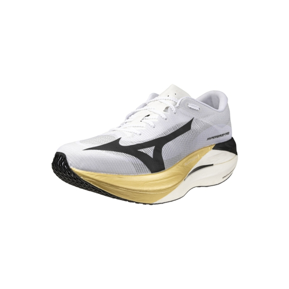 Кроссовки для бега Mizuno Hyperwarp - WHITE/BLACK/GOLD