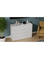 Комод для одежды Белый жемчуг 120х45х84 см