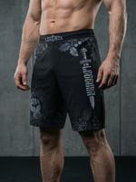 Шорты спортивные тренировочные LEGENDA Хохлома серая (3XL)