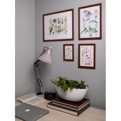 Фоторамка Image Art С22 МДФ универсальная 21х30 цвет красное дерево вставка прозрачный пластик