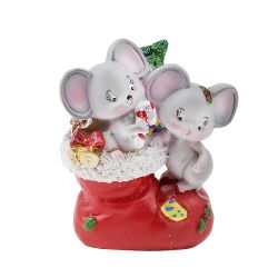 Фигурка декоративная "Мышата" 7*4*8,5см. (2вида) (min4) (транспортная упаковка)