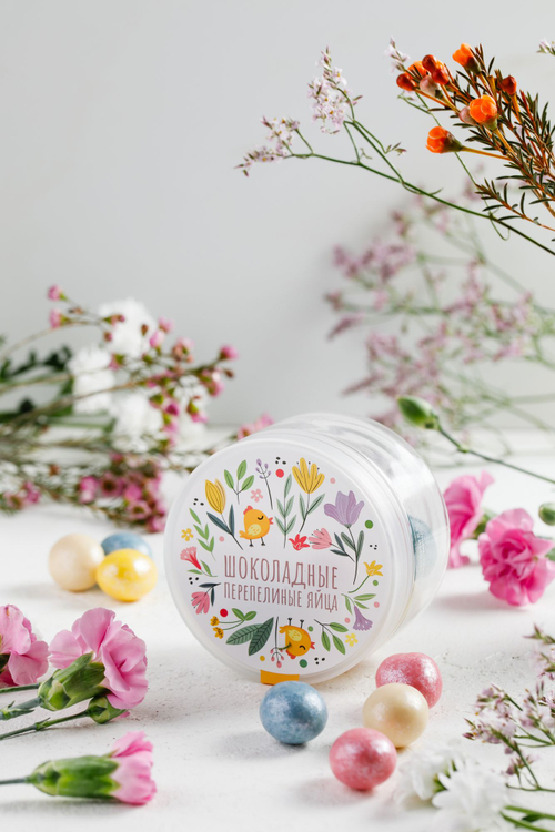 Драже "Перепелиные яйца шоколадные" Ассорти / 150 г / ТМ Сибирский кедр