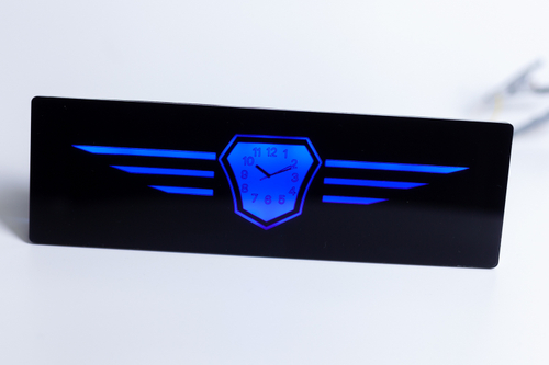 Часы Газель с синей подсветкой