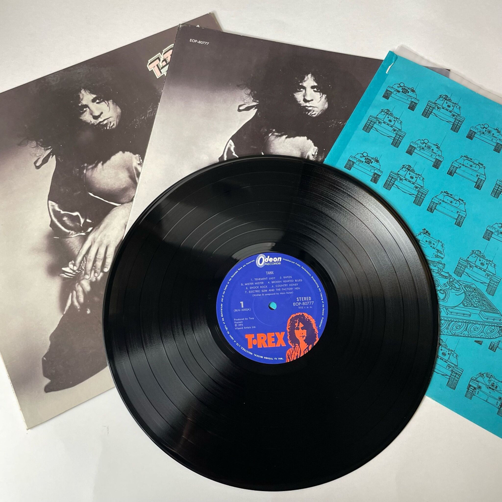 Винтажная виниловая пластинка LP T. Rex Tanx (Japan 1973) (No Obi) Mad Donna