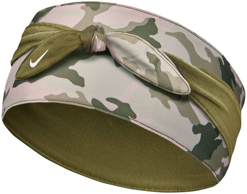 Теннисная бандана Nike Head Tie - stone/olive flak/white