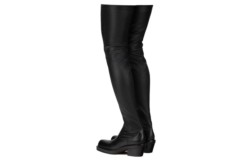 AGL PU Over the knee Boots 6cm Women"s Black
