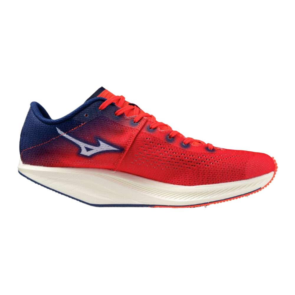 Mizuno Abrasion Resistant Low top Running Shoes Unisex Red