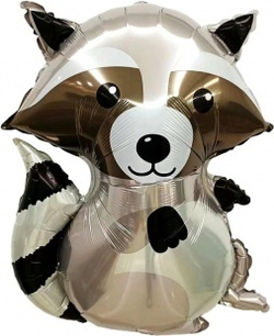 Шар (34""/86 см) Фигура, Лесной Енот, 1 шт. В037