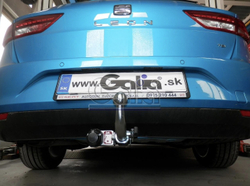 Фаркоп оцинкованный Galia S108A для SEAT Leon ST универсал 2013-(паспорт и сертификат в комплекте)(без электрики)