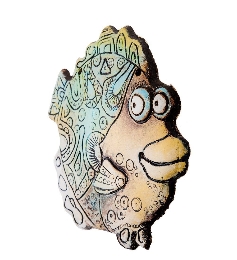 KK-195 Панно «Рыба» шамот