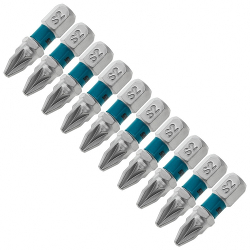 Бита РZ2 х 25, сталь S2, 10 шт. Gross, 11340