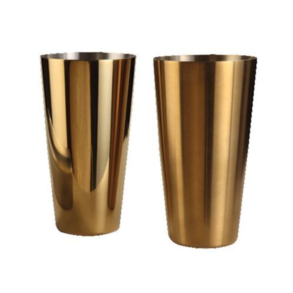 Шейкер "Бостон" с золотым покрытием 700 мл, P.L. - Kingtex Шейкер "Бостон" с золотым покрытием 700 мл, P.L. - Kingtex