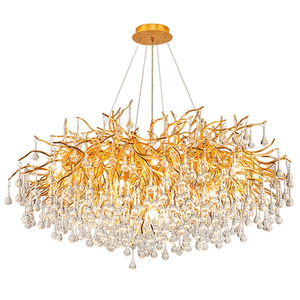 Подвесная Люстра Droplet Chandelier Circle D80 By Imperiumloft