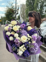 Сборный букет «Поцелуй ангела»