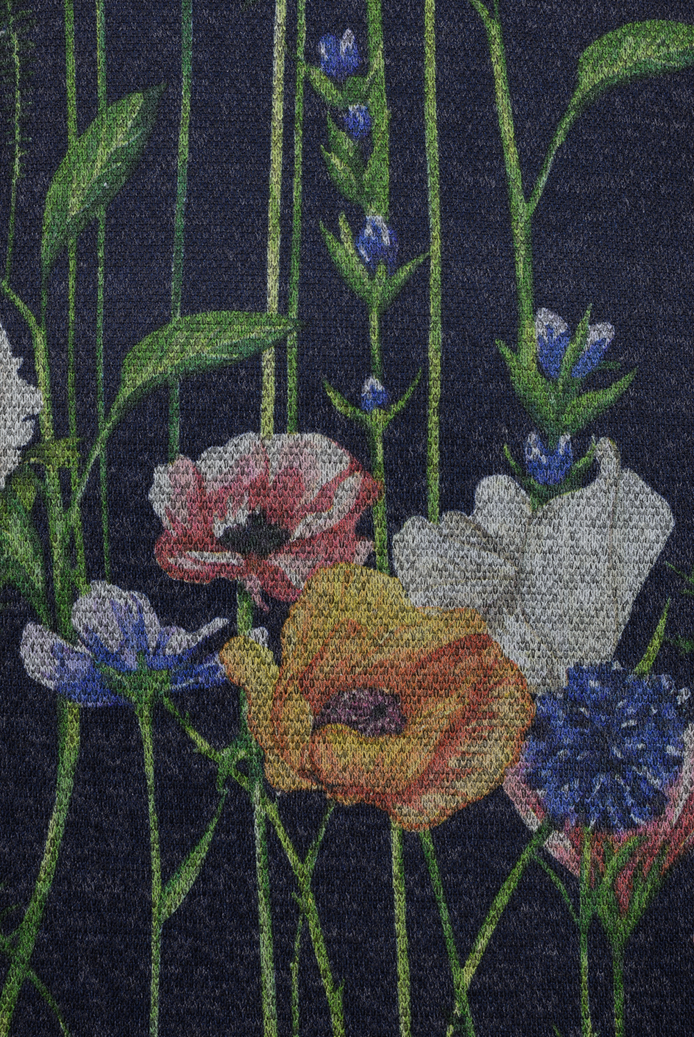 Трикотажное платье 2104АП, Цветы #306Ц052104АП