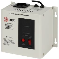 Стабилизатор напряжения ЭРА СННТ-500-ЦБ настенный ц.д. 140-260В/220/В 500ВА белый | Настенные