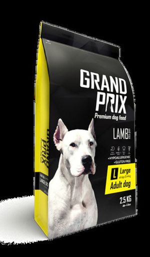 Сухой корм для взрослых собак крупных пород, GRAND PRIX Large Adult, с ягненком