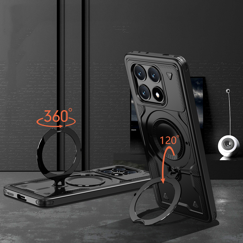 Чехол Magneto Case с кольцом для Poco X6 Pro