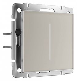 Диммер с подсветкой без рамки Werkel дымчатый W3443141