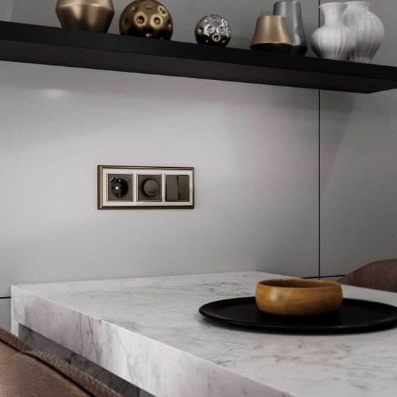 W1149012/ Накладка для диммера (бронзовый)