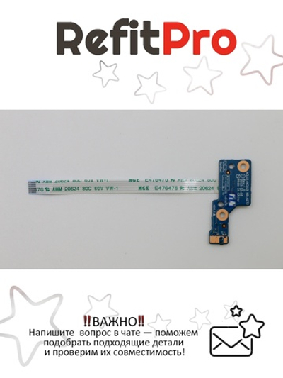 Плата питания с кнопкой включения для ноутбука Lenovo G40-30/G40-70/G40-45/Z40-70 (90005904), оригинал