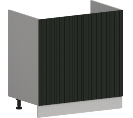 Кухня Модуль ШНМ 800 Графит / Насыщенно-зеленый