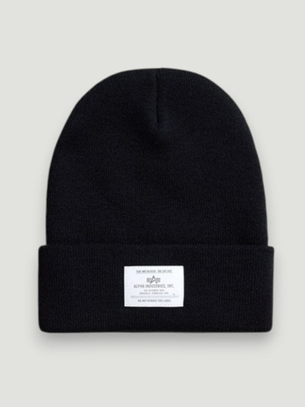 Шапка - Alpha Essential Beanie (черная)
