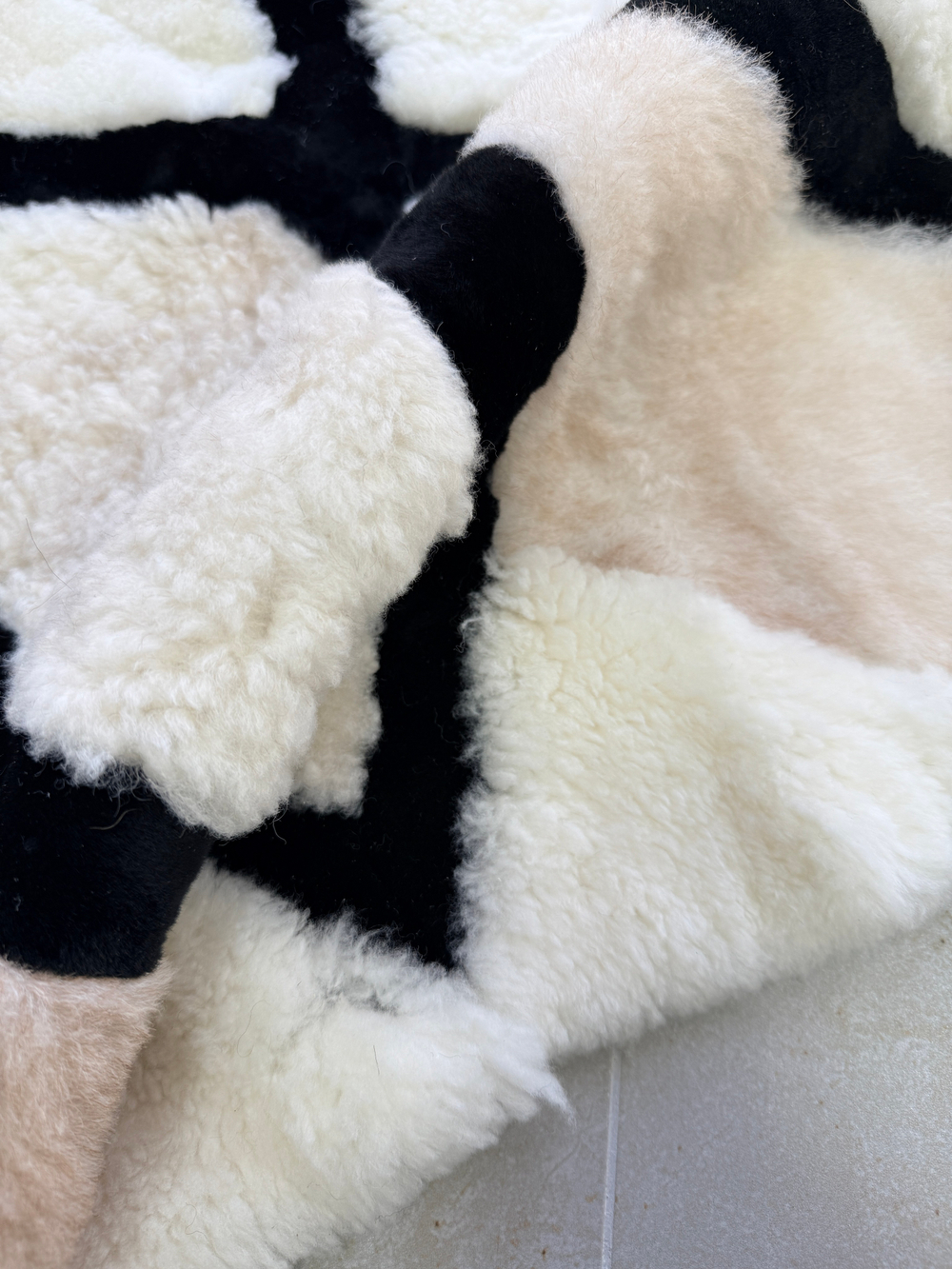 Ковер шкура натуральная овчина меховой