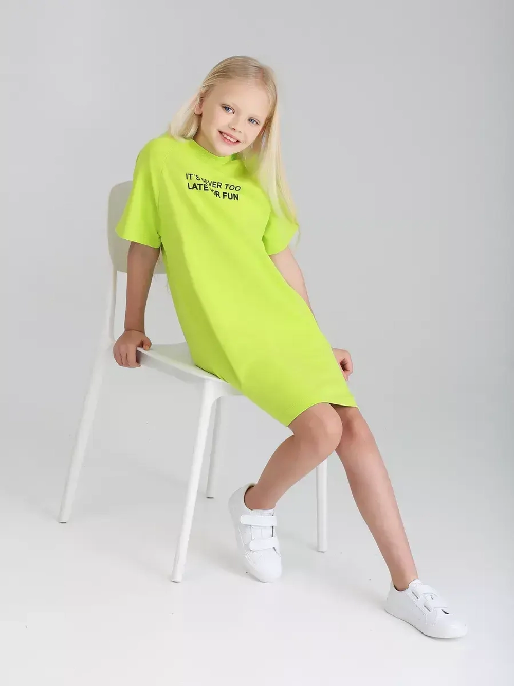 Платье детское с коротким рукавом