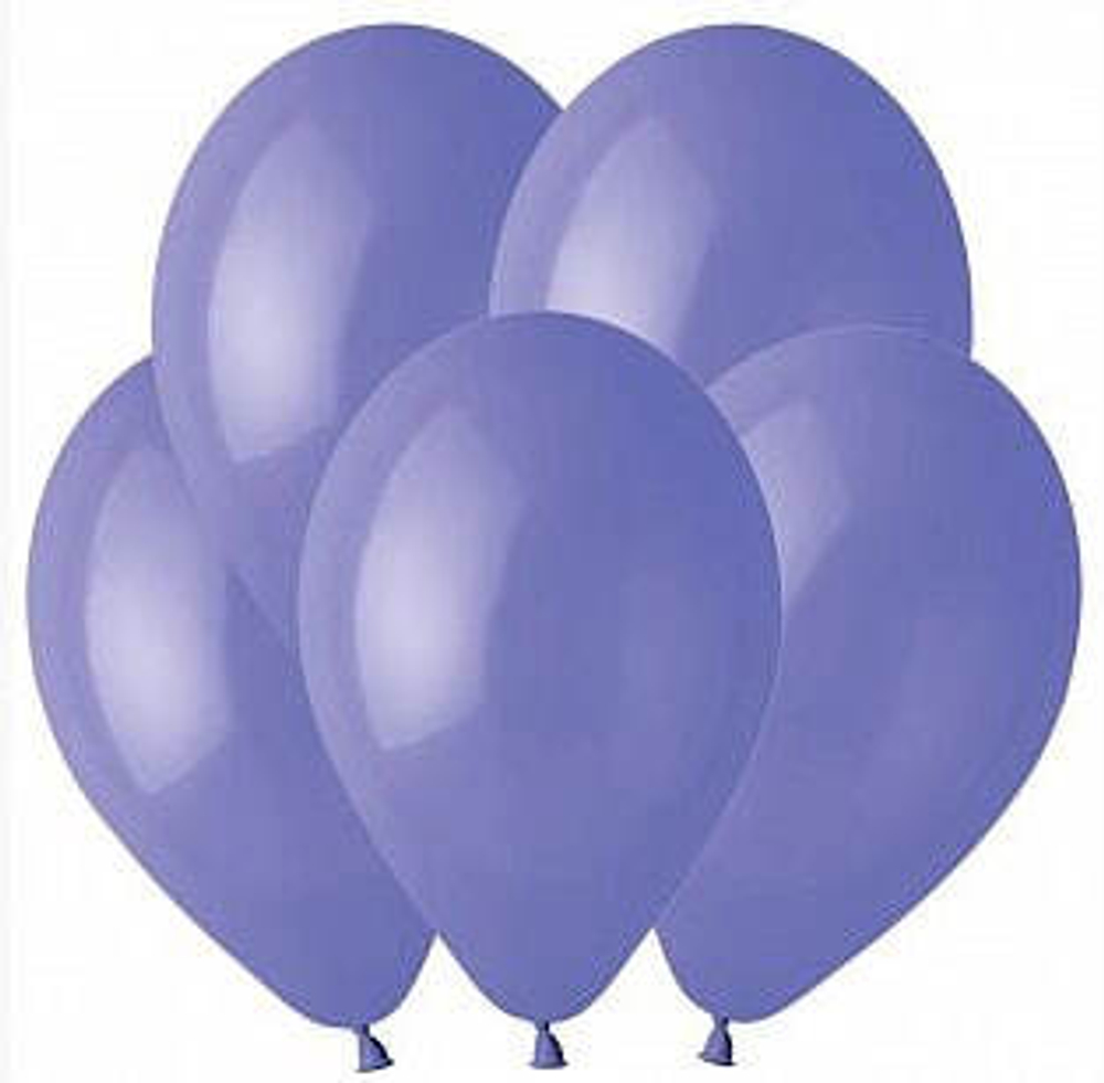 И Пастель 12 Сиренево-голубой 75 / Periwinkle 75 / 100 шт. /, Латексный шар П