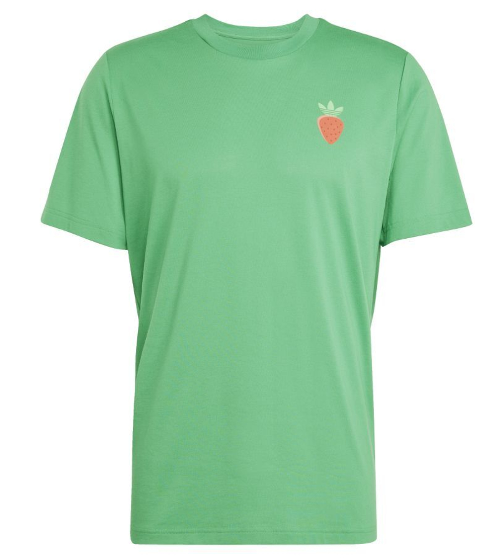 Мужская теннисная футболка Adidas Originals Graphic - зеленая