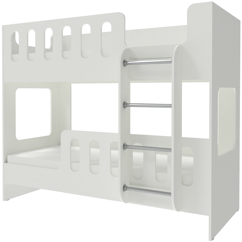 Двухъярусная кровать КарИВи ДС-20 80x180 Белый