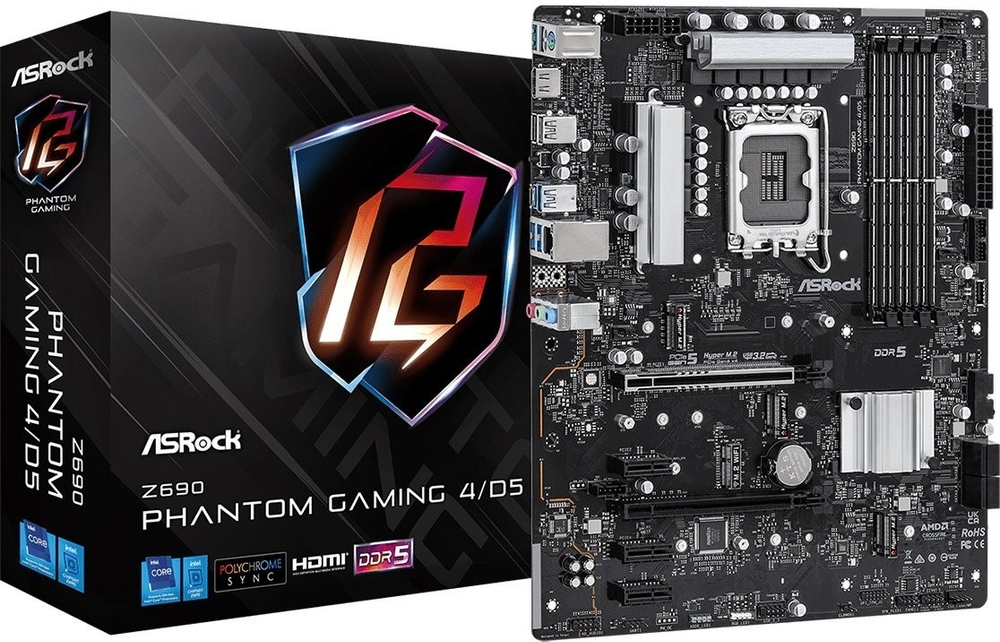 Материнская плата ASRock Z690 Phantom Gaming 4/D5