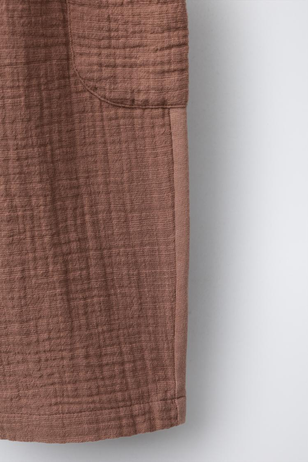 ZARA БРЮКИ КОМБИНИРОВАННЫЕ, ПУДРОВО-РОЗОВЫЙ