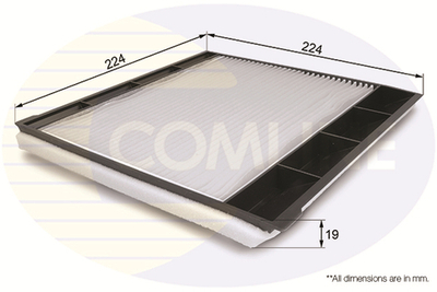 COMLINE - EKF315-CML - Filter, cabin air