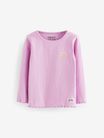 Лонгслив для девочки Next 409-089, 5 шт., Синий, Розовый, Белый