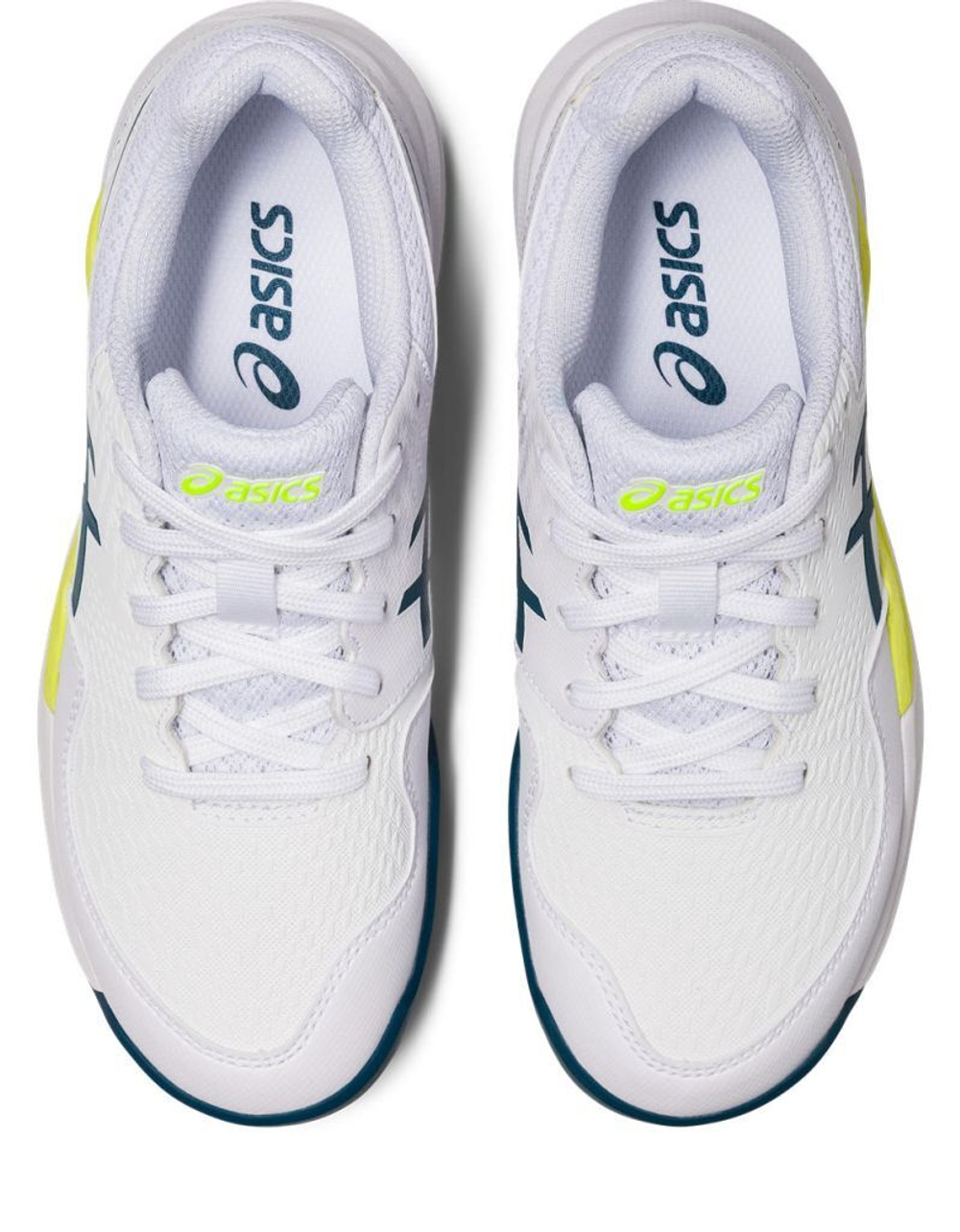 детские Кроссовки теннисные Asics Gel-Resolution 9 GS - white/restful teal