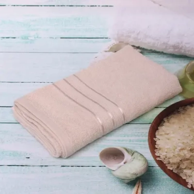 Полотенце махровое 70*120см «Comfort» цвет бежевый 04000 плотность 300гр/м2