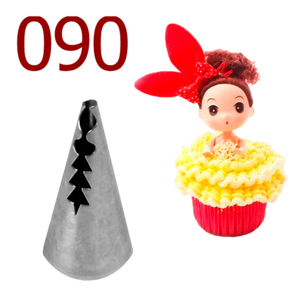 Насадка кондитерская для оборок № 090, Китай