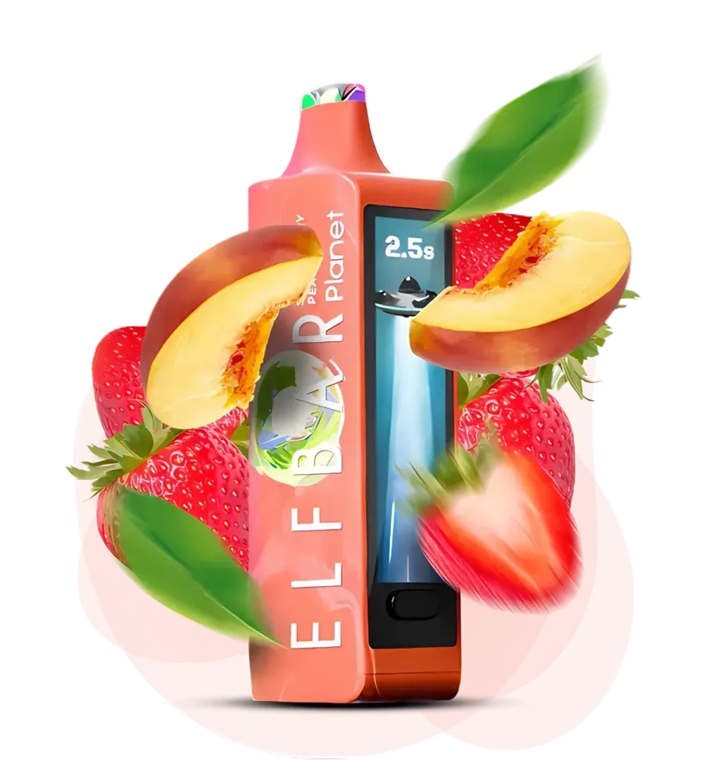 Elf Bar Planet 25000 - Strawberry Peach (5% nic)