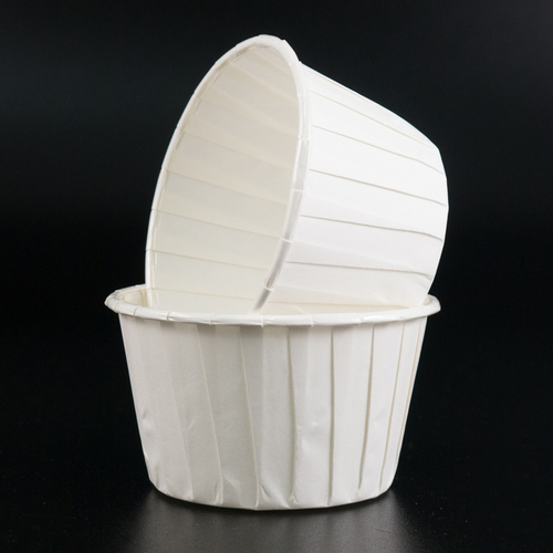 Капсулы для маффинов с бортиком Polca Dot Белые 50*40 мм, шт